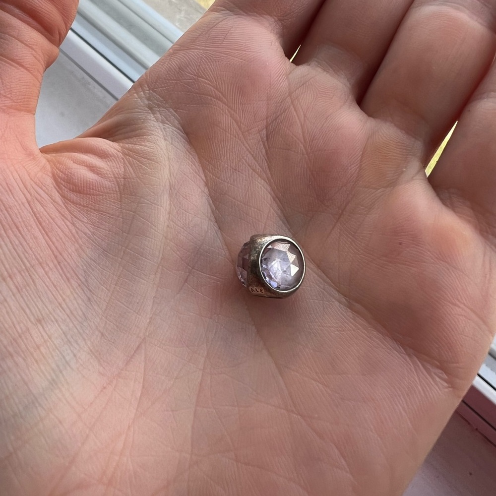 Pandora radian purple shade droplet charm